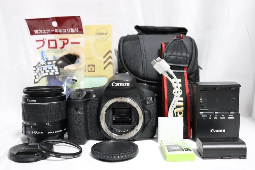 Canon EOS 60D❤️手ぶれ補正付き ❤️レンズセット❤️一眼レフ❤️