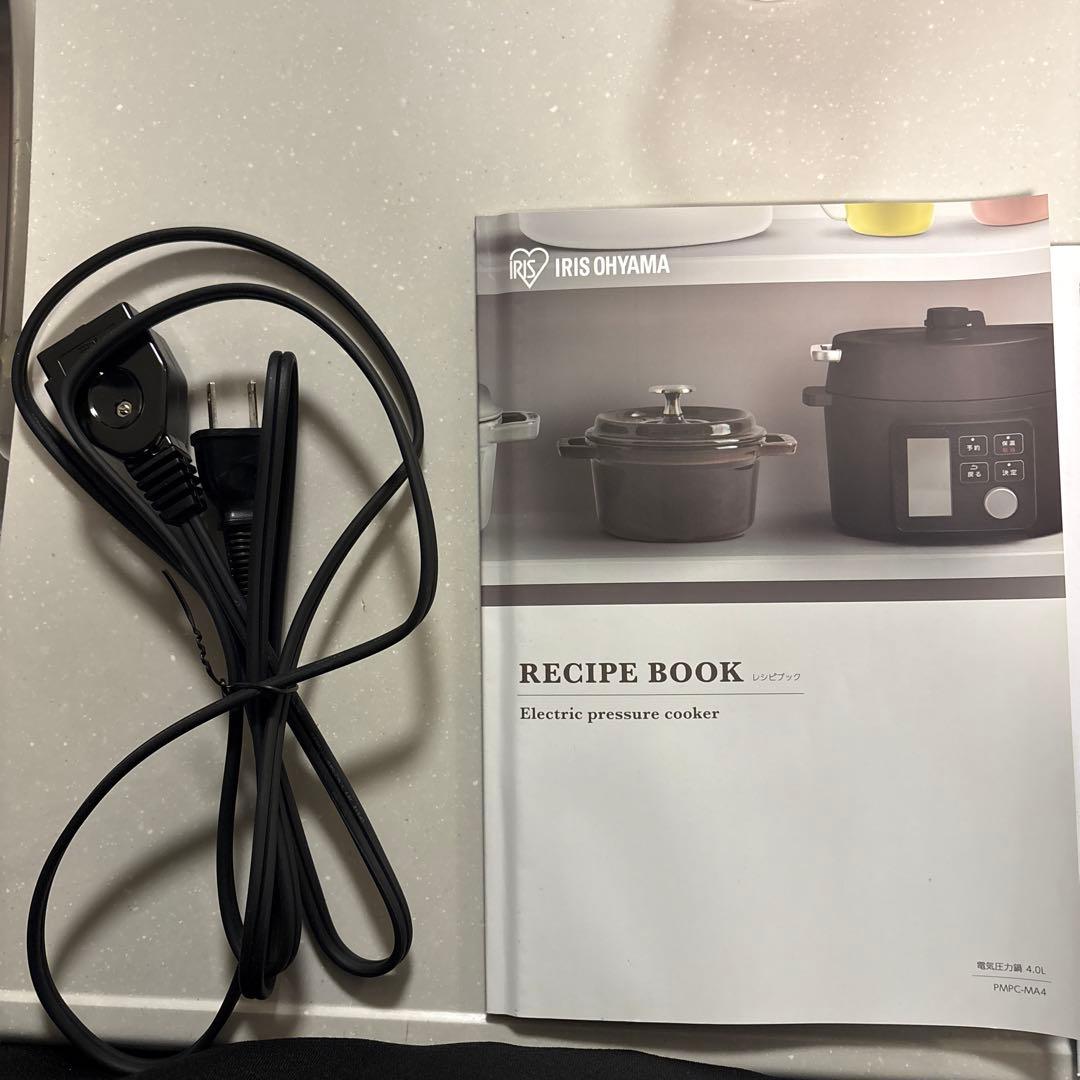 IRIS OHYAMA 電気圧力鍋 PMPC-MA4 6L ブラック