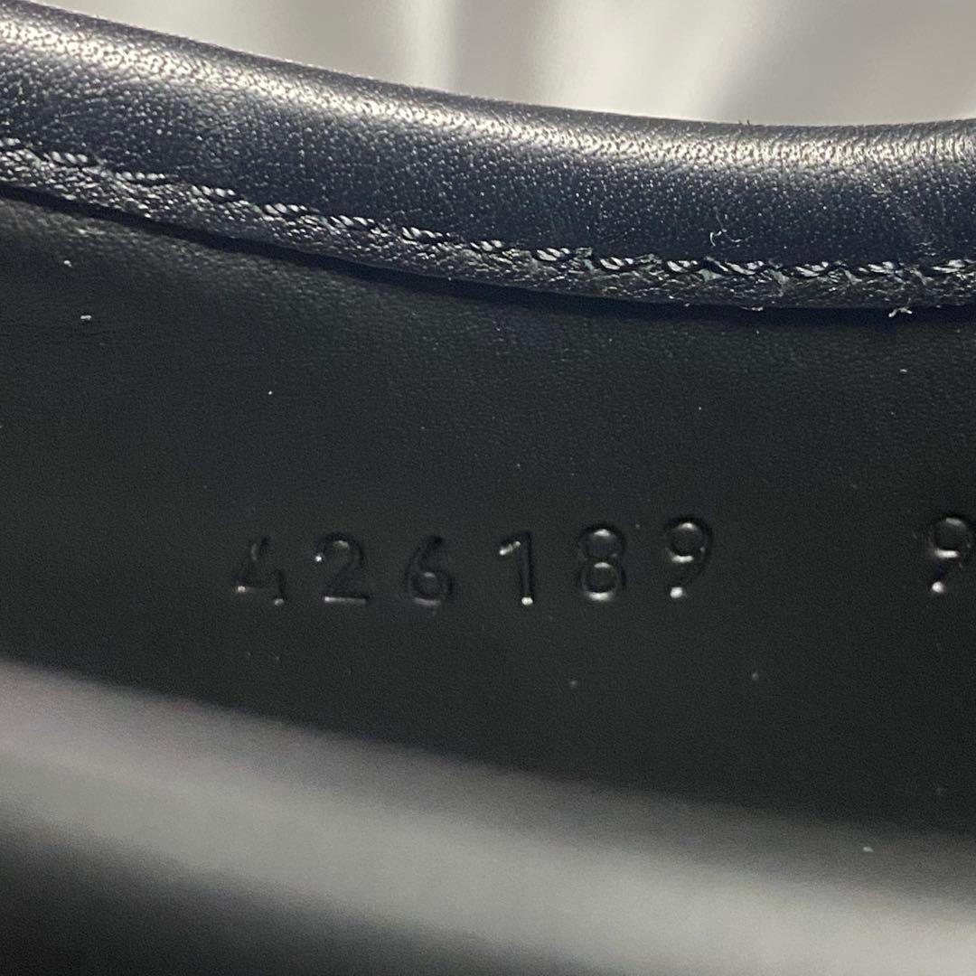 GUCCI グッチ　28cm スニーカー GGキャンバス ネイビー ブラック 黒