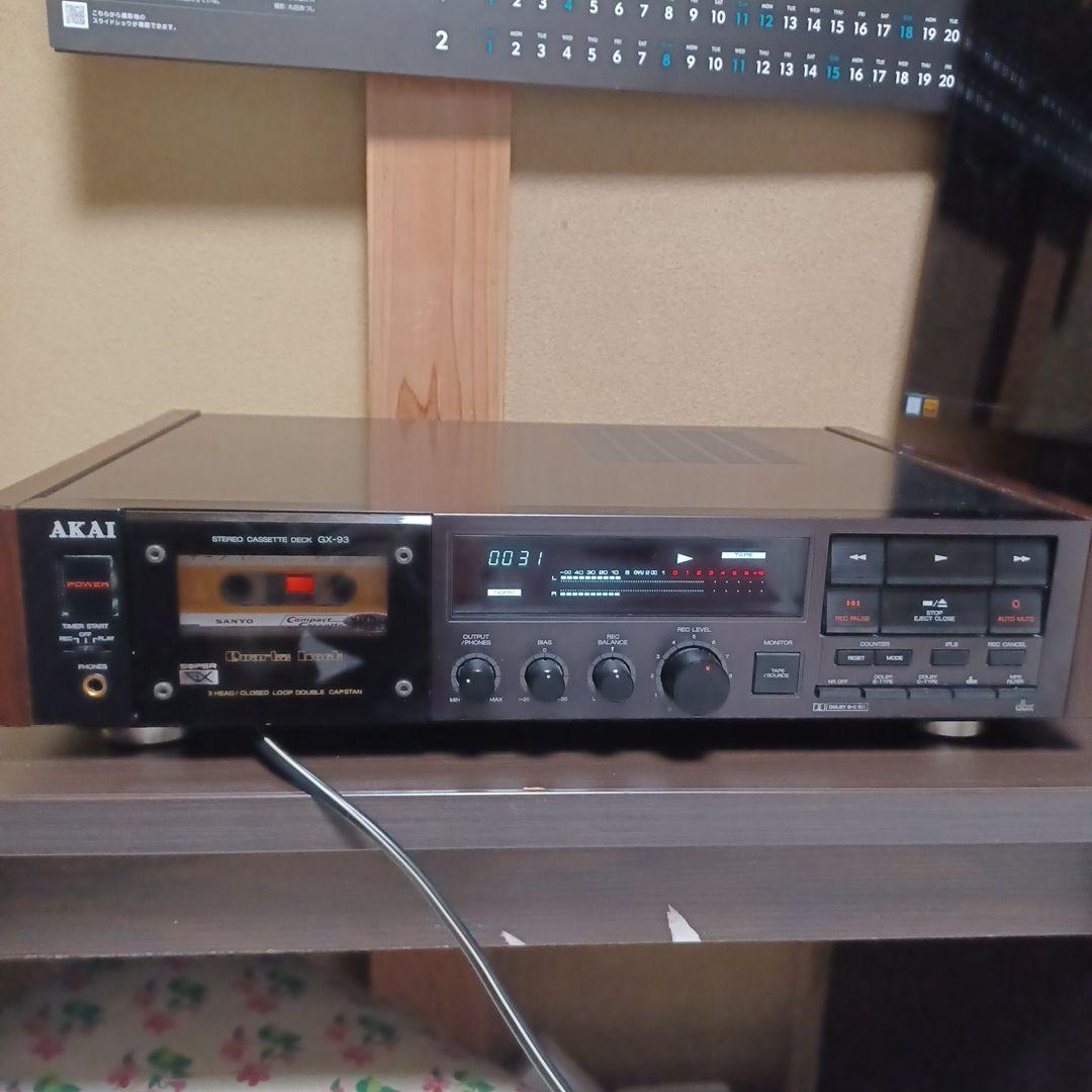 AKAI STEREO CASSETTE DECK GX-93 カセットデッキ