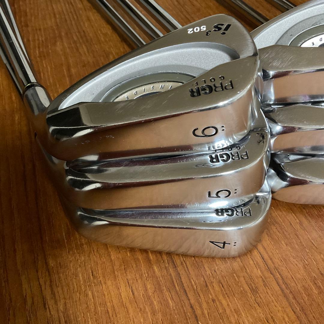 PRGR is3 502やさしいアイアン 9本セット 4-9PSA 軽量スチール