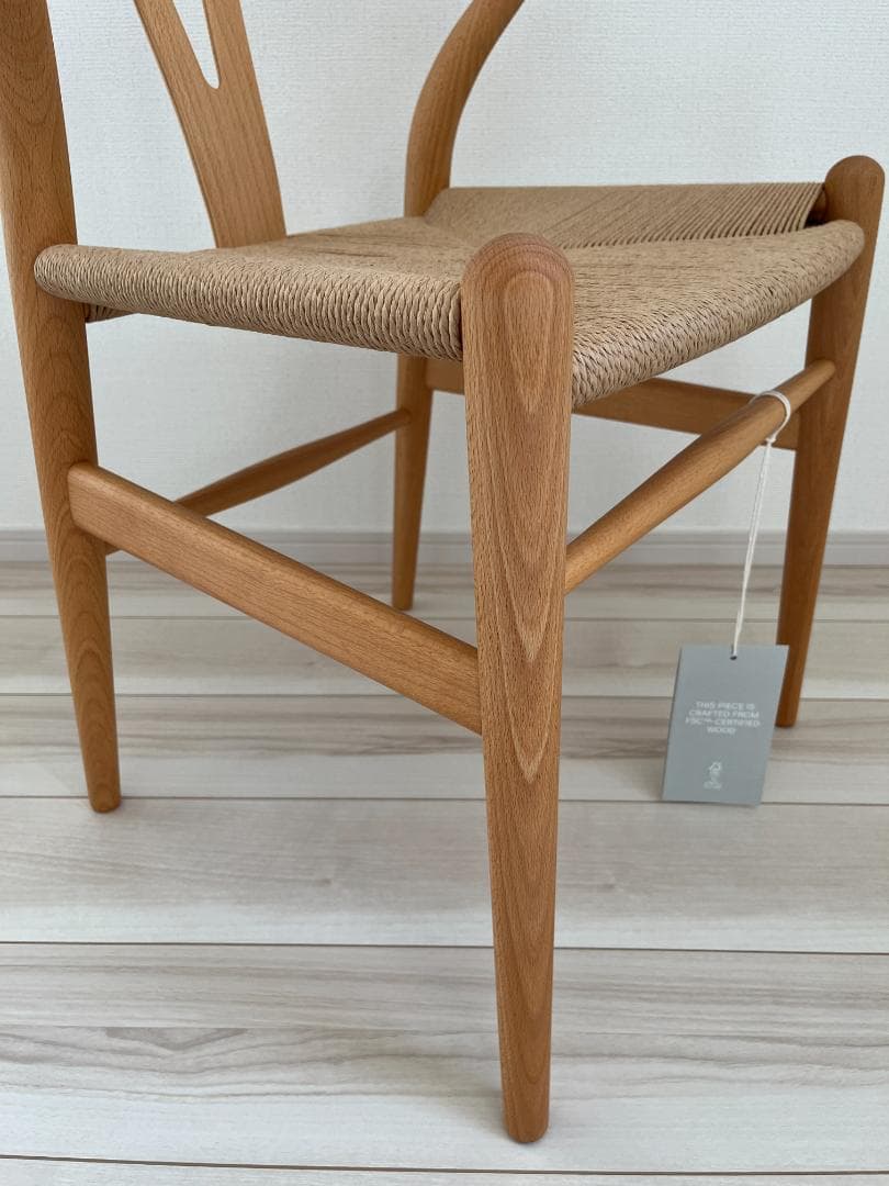 【未使用】カールハンセン Yチェア　ビーチ材、オイル仕上げ