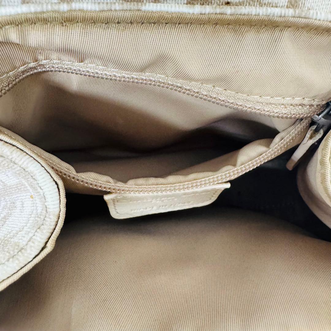 ✨Dior✨ディオール✨CD✨トロッター柄✨ベージュ✨リボン✨ハンドバッグ✨