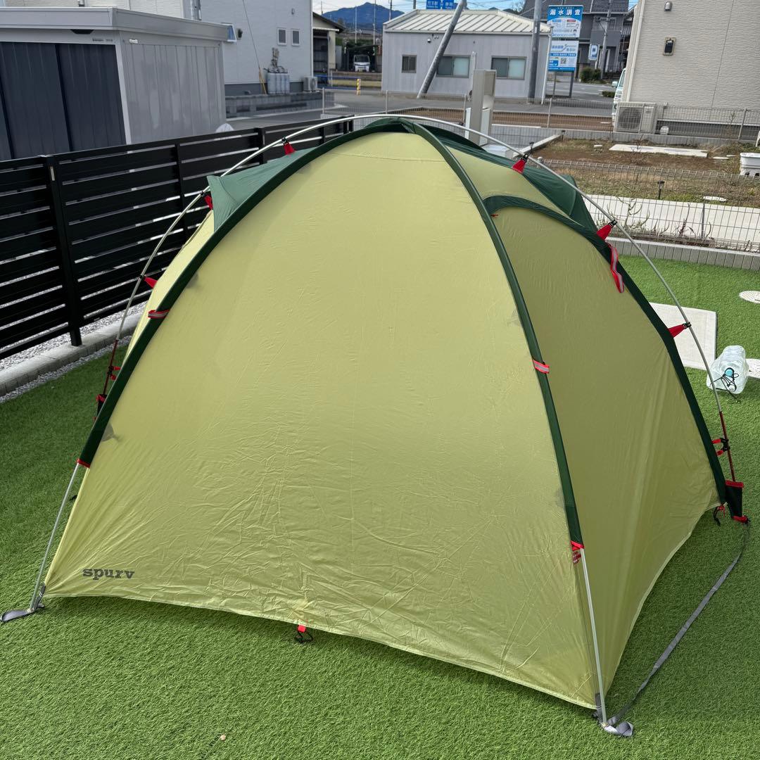 廃盤品　テンマクデザイン グランドハット2 DACポール　グリーン