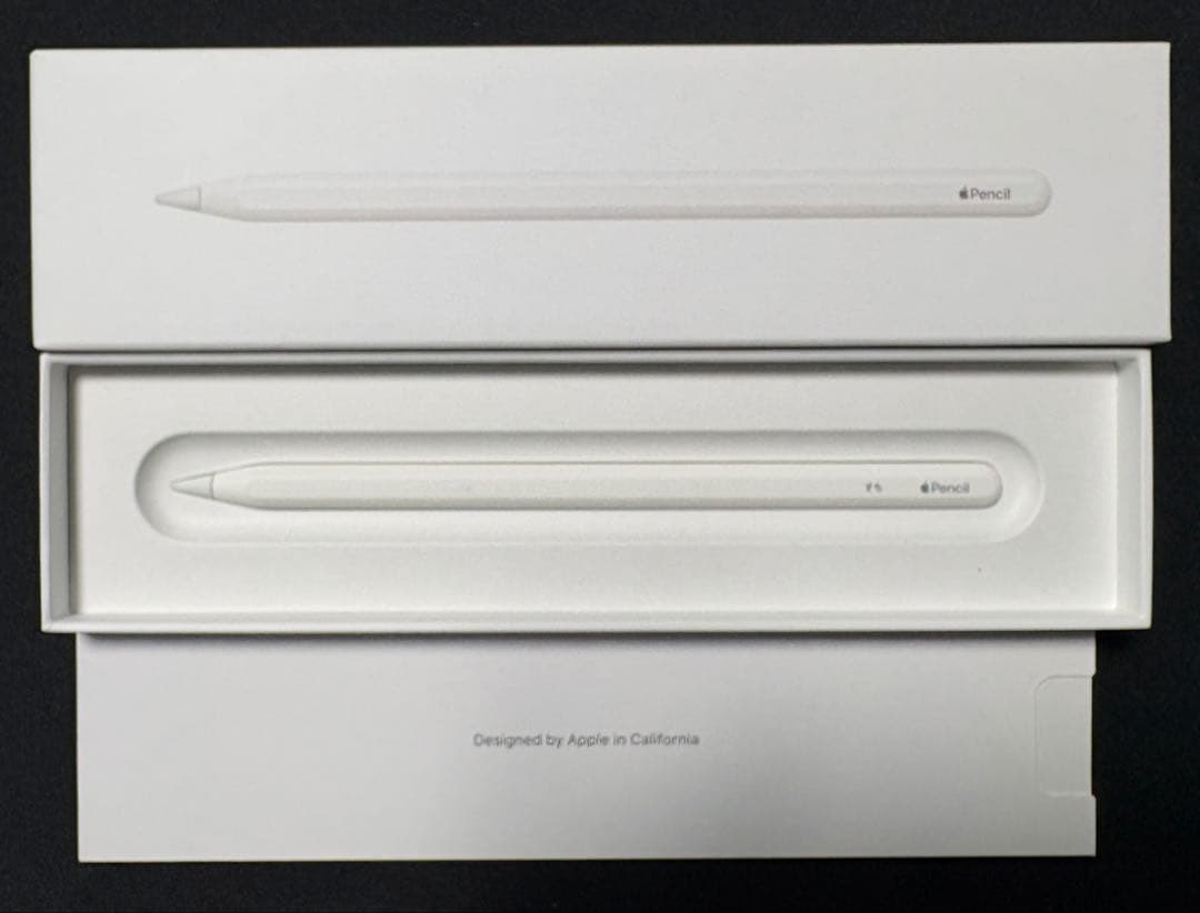 【美品】Apple Pencil 第2世代（箱・付属品完備｜刻印あり）