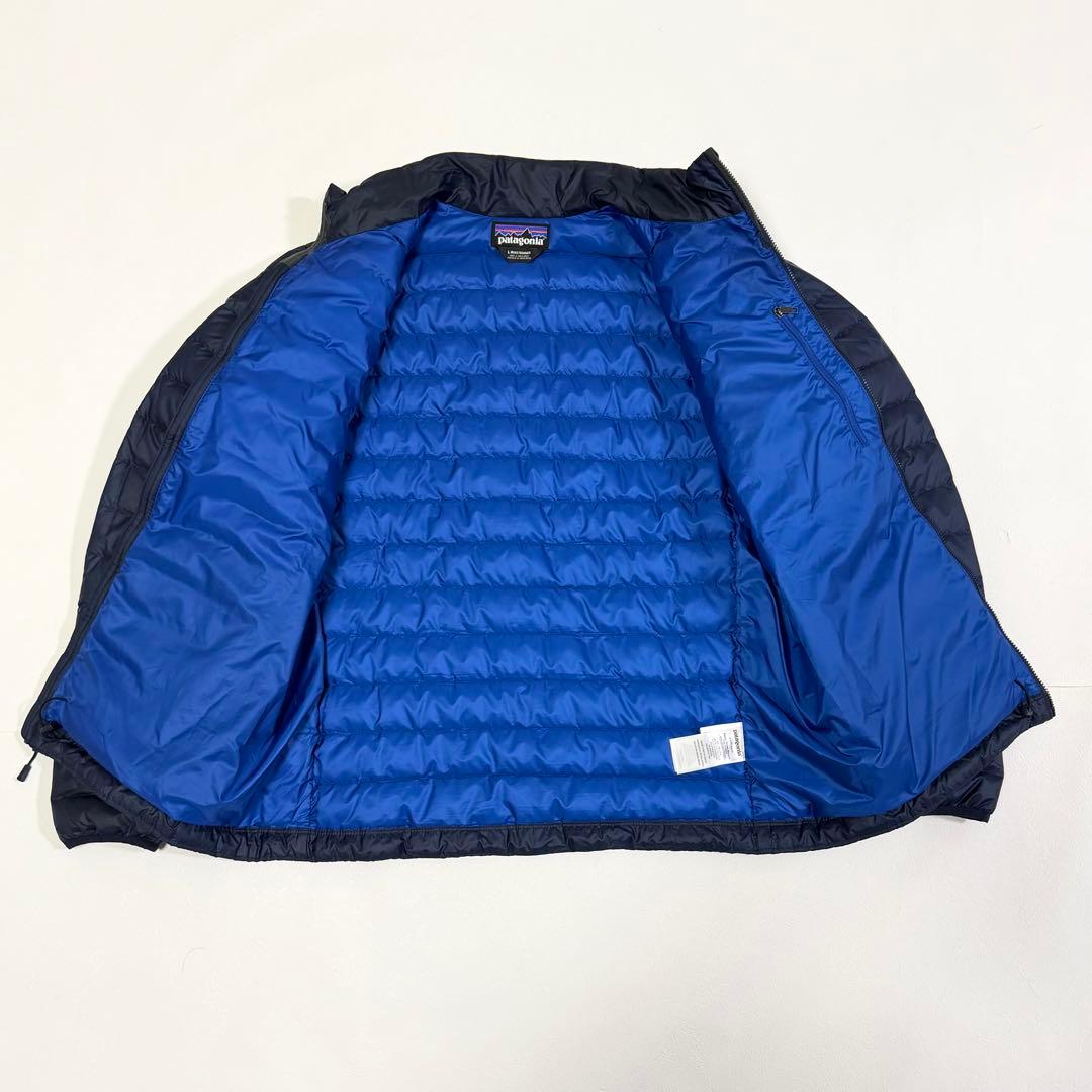 パタゴニア ダウンセーター スタンドカラー アウター アウトドア ネイビー L