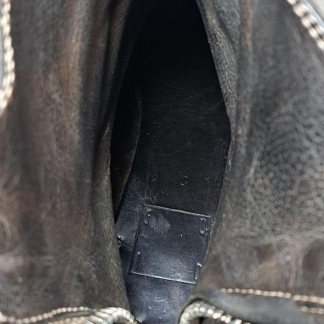 難あり　GUIDI　グイディ　バックジップ　ホースレザー　ブーツ　39