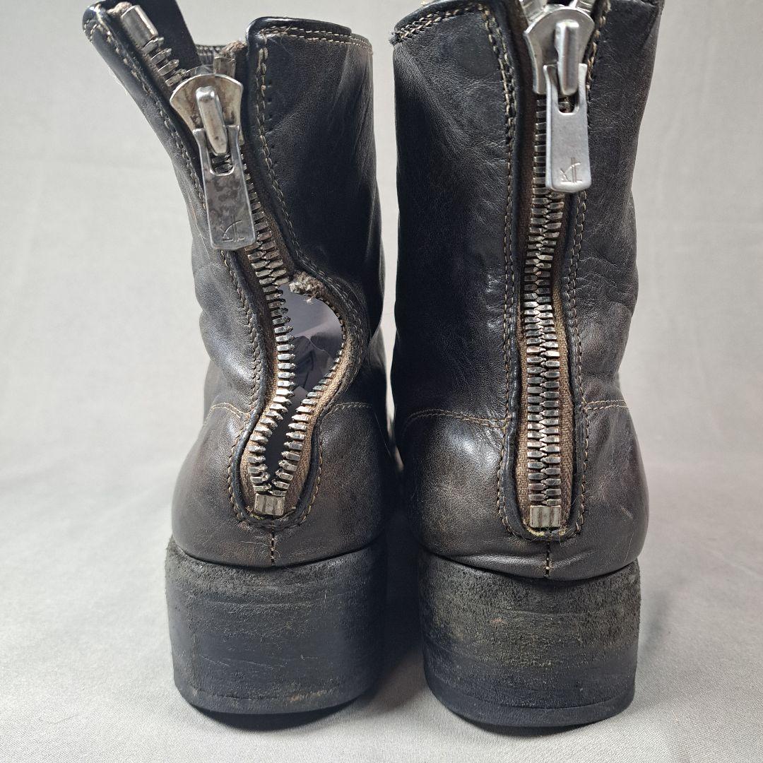 難あり　GUIDI　グイディ　バックジップ　ホースレザー　ブーツ　39