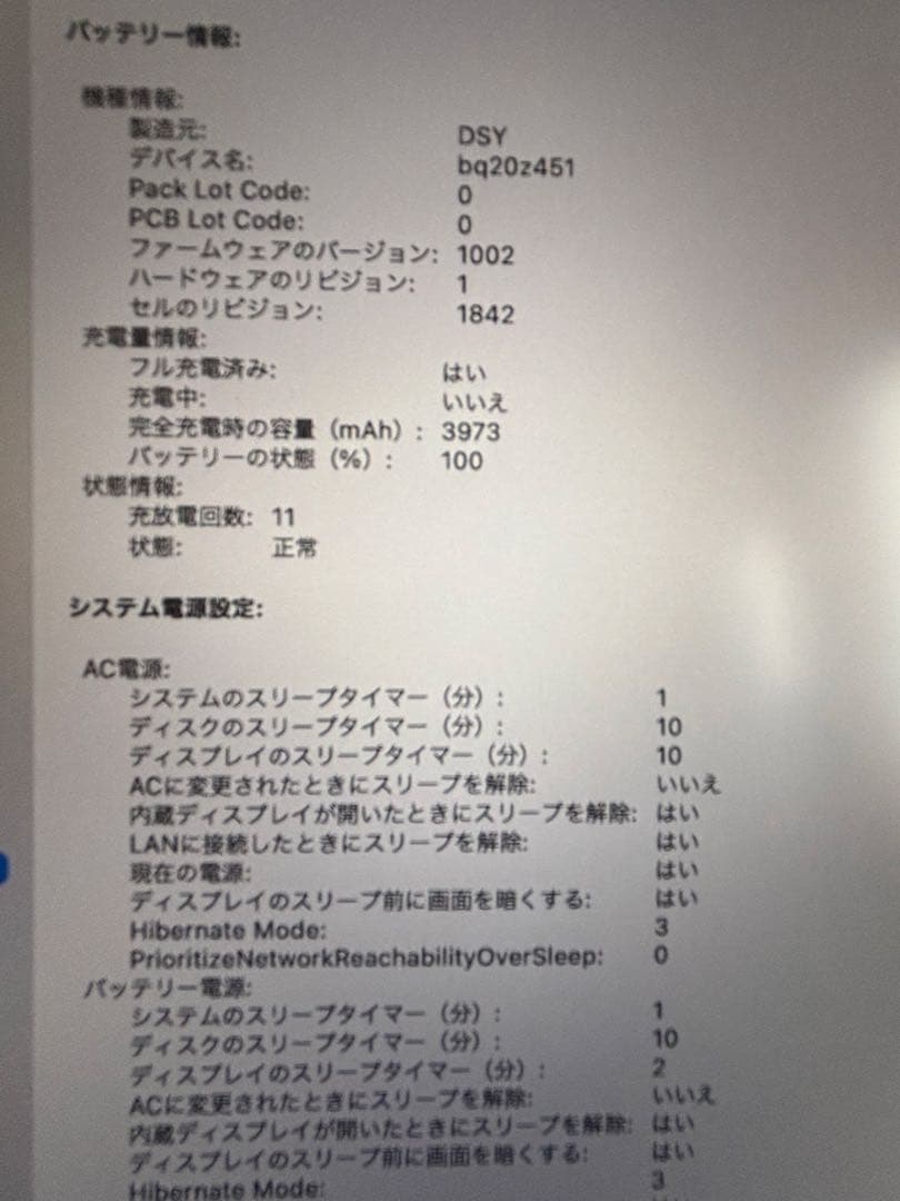 MacbookAir 13インチ 充放電回数:11回 8GB(おまけつき)