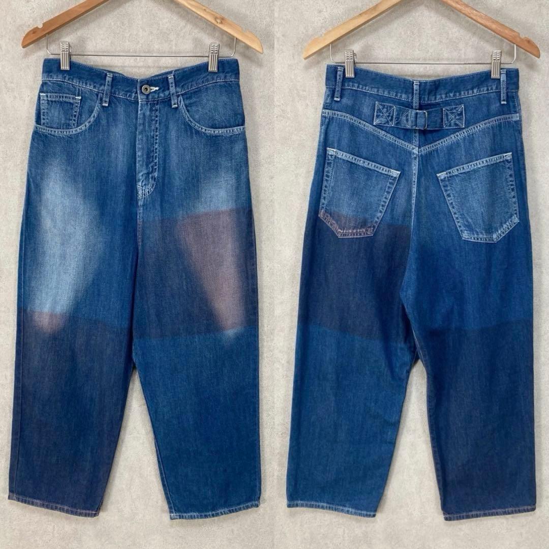 Y's ワイズ SPOTTED DENIM TAPERED PANTS 1