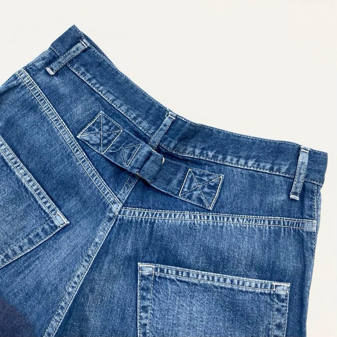 Y's ワイズ SPOTTED DENIM TAPERED PANTS 1