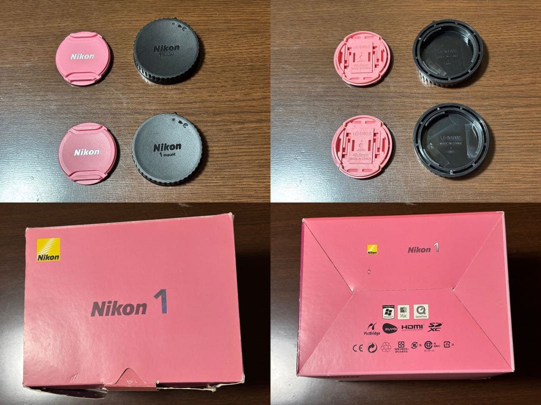Nikon 1 J1 ダブルズーム ピンクスペシャルキット レンズ2本絞り故障