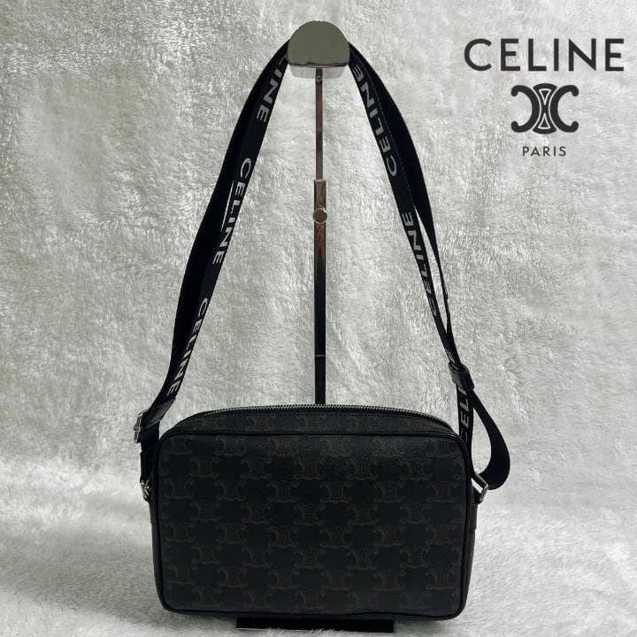 《美品》セリーヌ トリオンフ ミディアム メッセンジャーバッグ