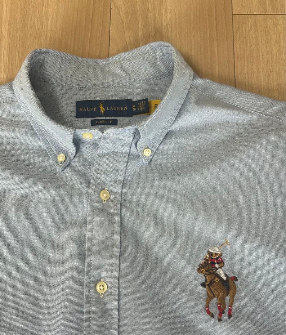 【美品】RALPH LAUREN Polo Bear Oxford Shirt