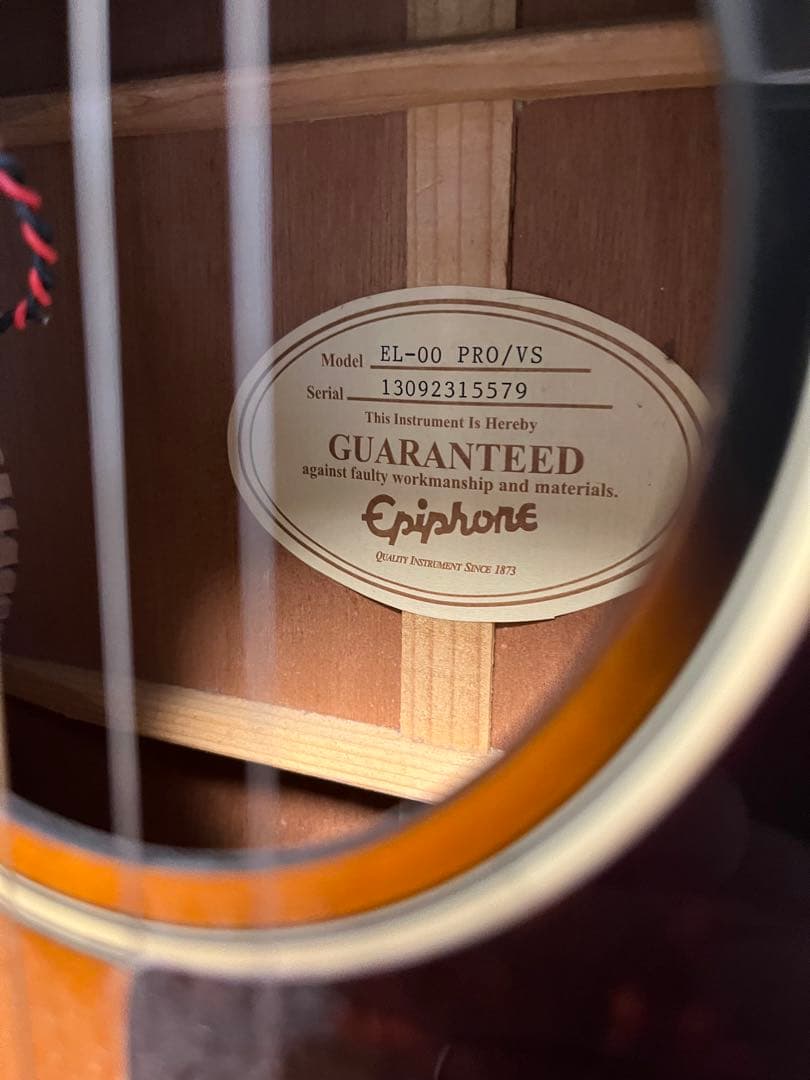 Epiphone EL-00 PRO/VS アコースティックギター