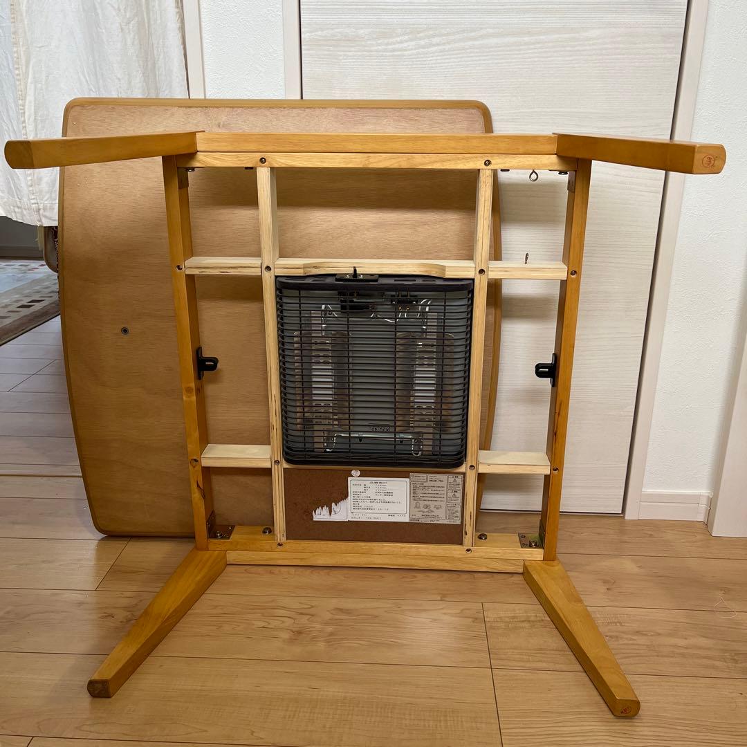 北欧スクエアこたつ　こたつテーブル