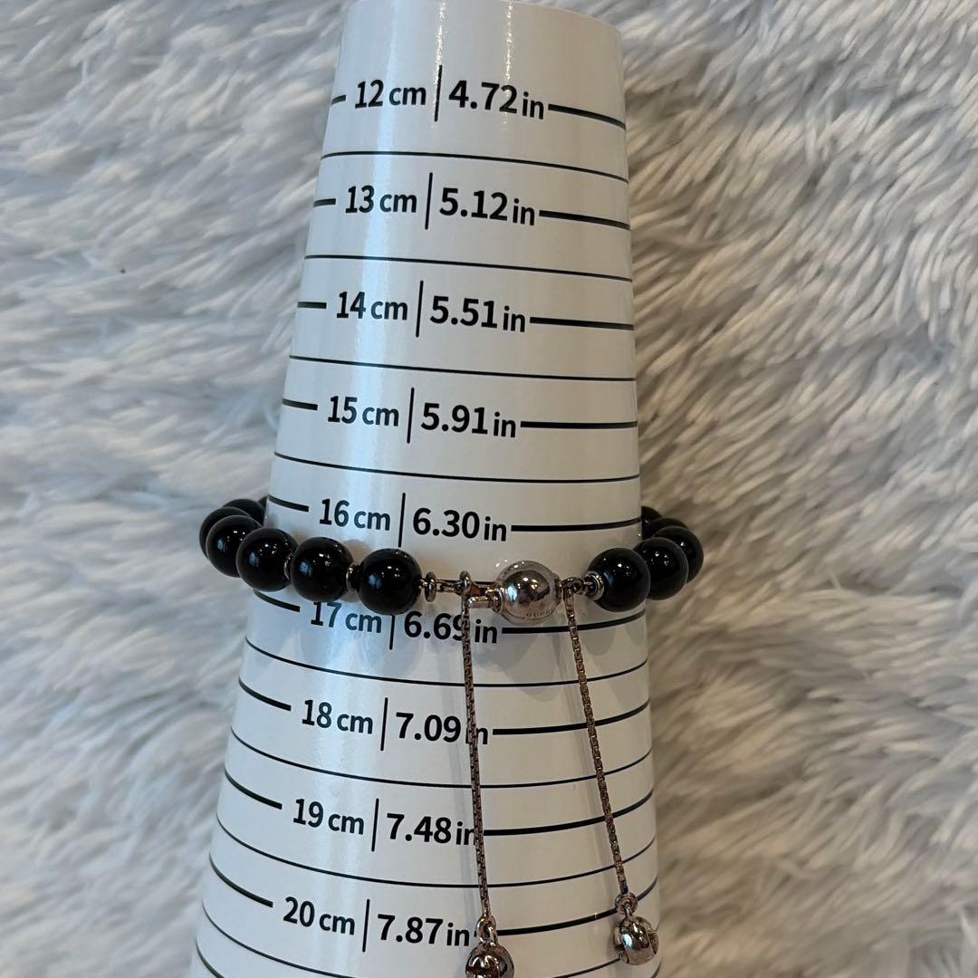 GUCCI グッチ　ブレスレット アクセサリー　ブラック GUCCI刻印