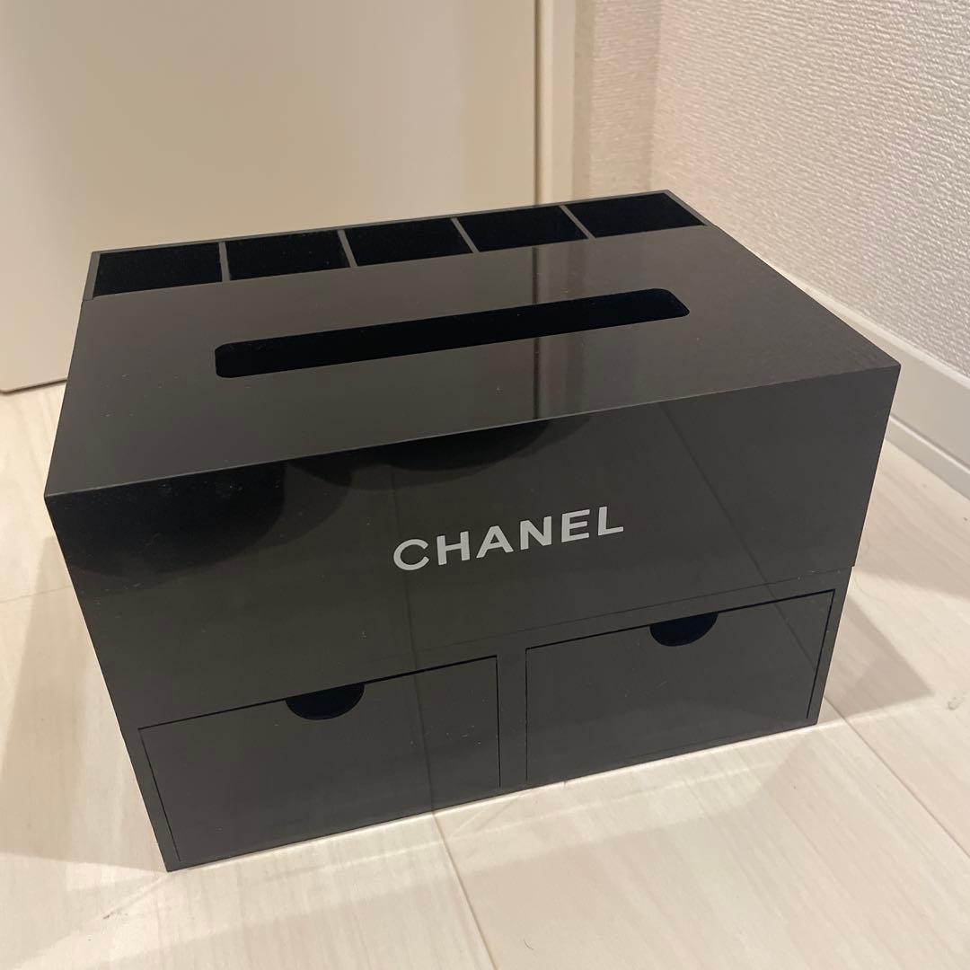 シャネル　メイクボックス　ティッシュボックス　小物入れ　小物収納