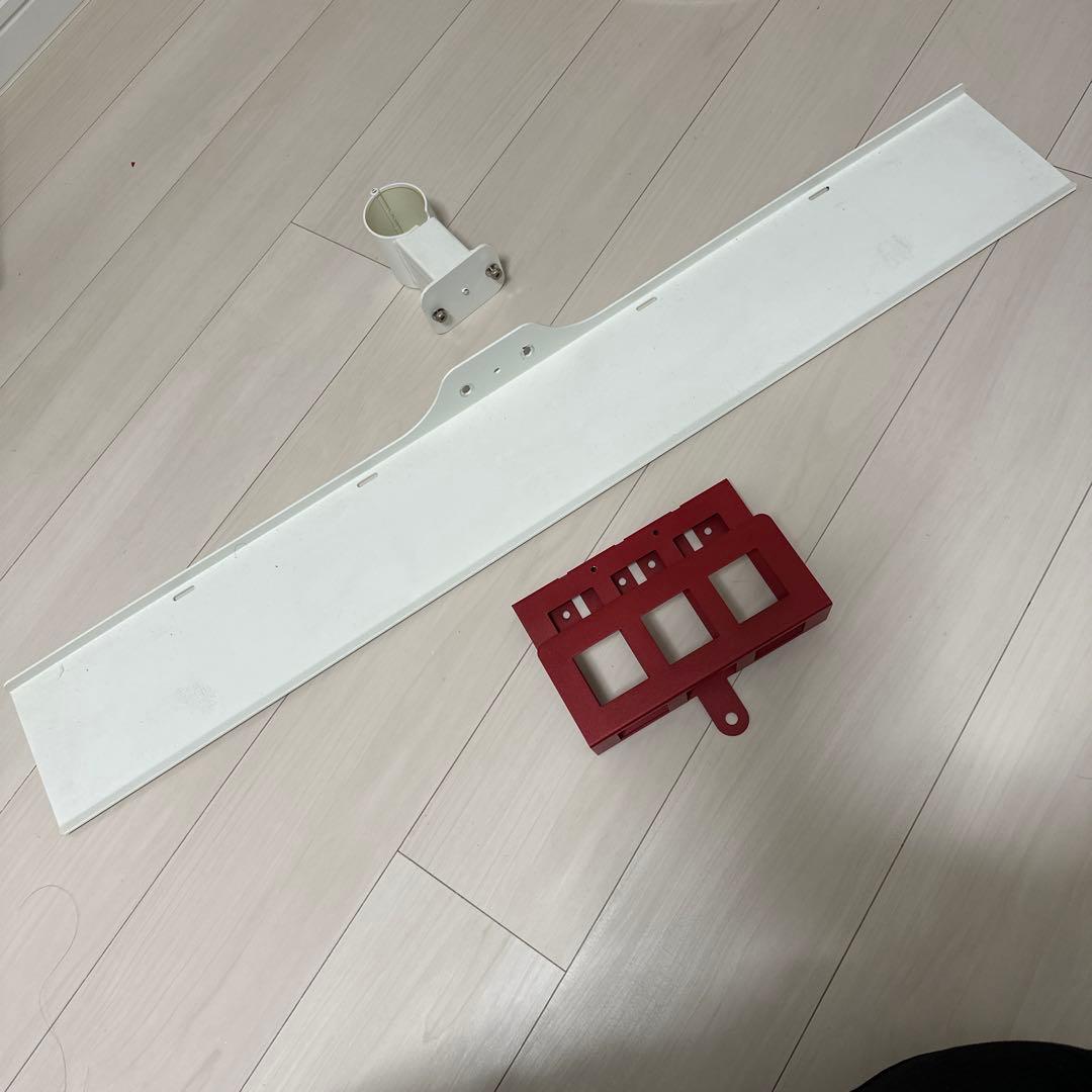 EQUALS WALLテレビスタンドのサウドバー棚板とHDDホルダー　2点