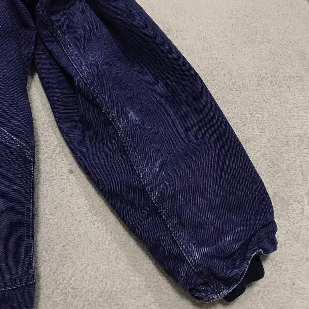 専用carharttカーハート　トラディショナルコート　ロゴ　フェード　ダック地