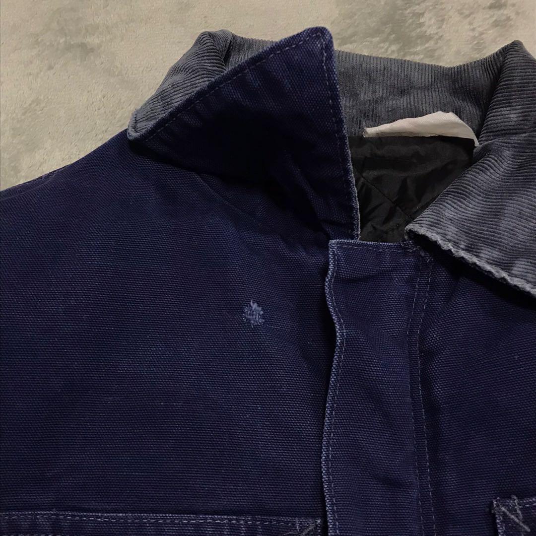 専用carharttカーハート　トラディショナルコート　ロゴ　フェード　ダック地