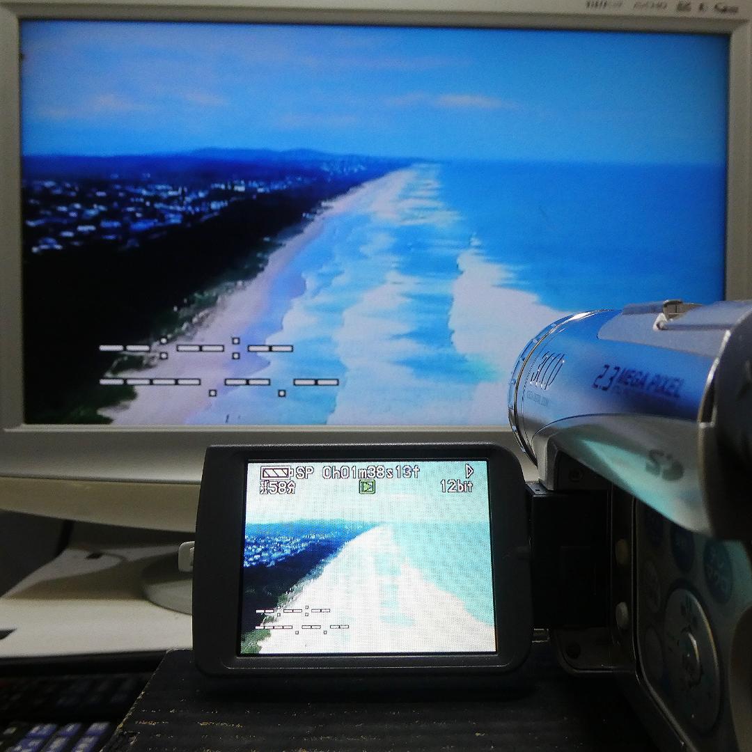 動作良好 パナソニック NV-GS200 MiniDVビデオDVDダビングに最適
