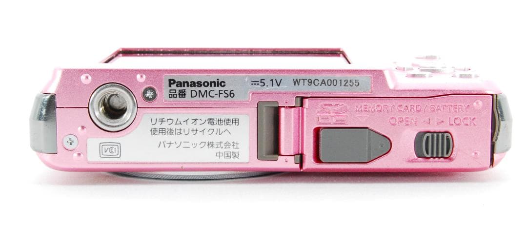 【動作確認済】Panasonic Lumix DMC-FS6 ピンク 41111