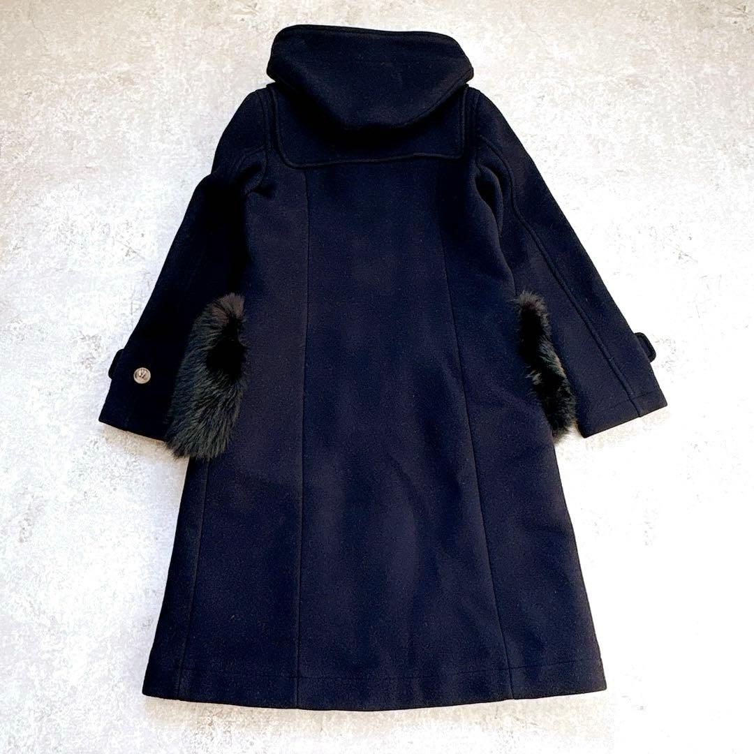 定価18万✨ボーダーズアットバルコニー　カシミヤ混ダッフルコート　フォックス