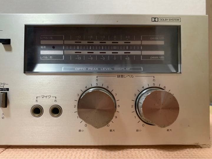 昭和家電　ステレオテ－プデッキ