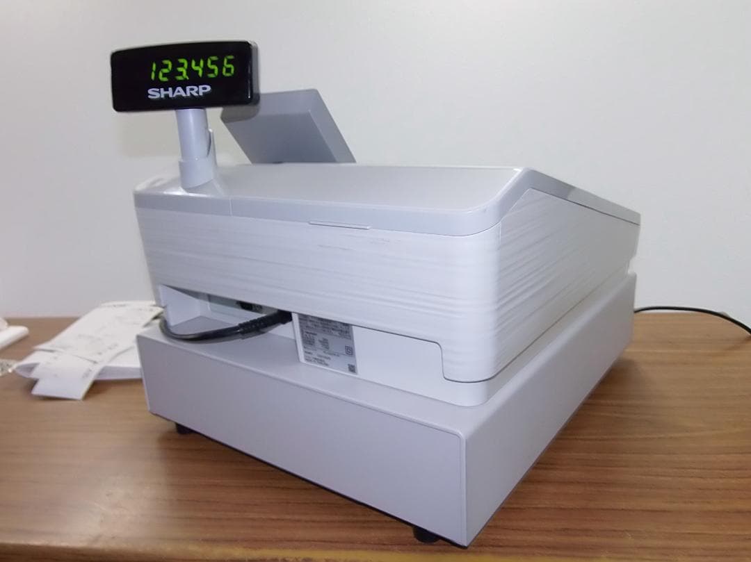 設定無料 SHARP 電子レジスター XE-A207W-W 250524