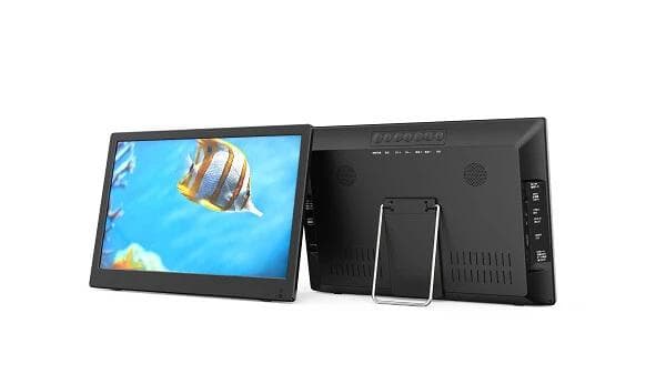 14.1インチ 録画機能付きTV吊り下げ、スタンド置き、車載可能の3スタイル