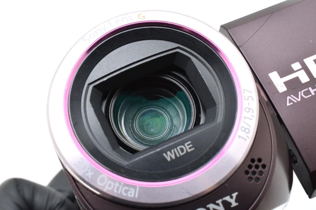 【美品】SONY Handycam HDR-CX390 ボルドーブラウン