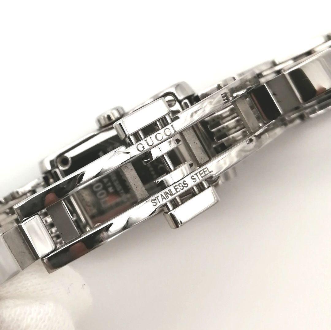 稼働✨ グッチ　G-メトロ　時計　ピンク シェル文字盤　スクエア　【新品電池】