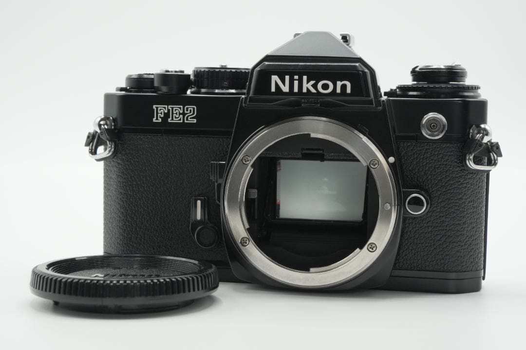 【動作確認済】Nikon FE2 35mmフィルムカメラ ブラック 本体のみ