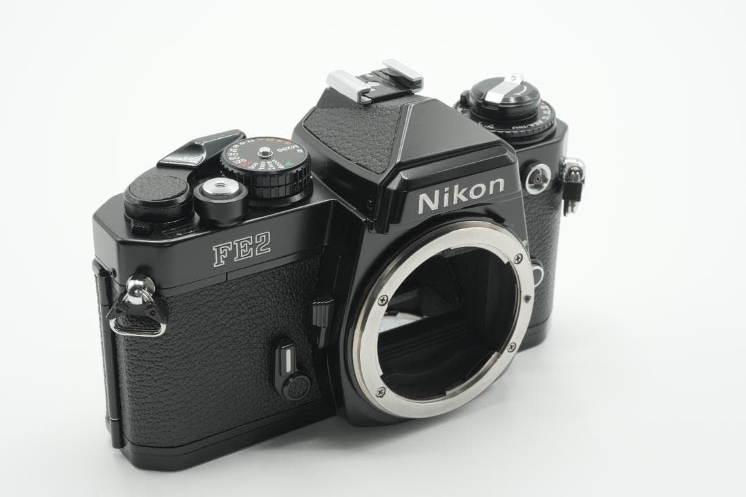 【動作確認済】Nikon FE2 35mmフィルムカメラ ブラック 本体のみ