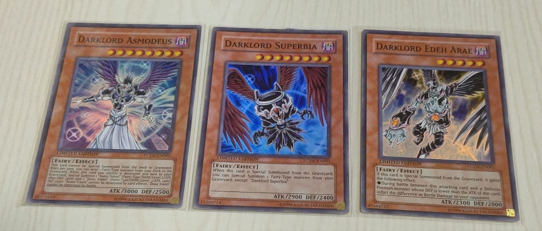 遊戯王 ycsw 堕天使 3種セット 大会 プロモ スーパーレア 入手困難