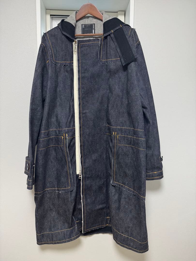 ✨美品✨sacai デニムモッズコート サイズ3