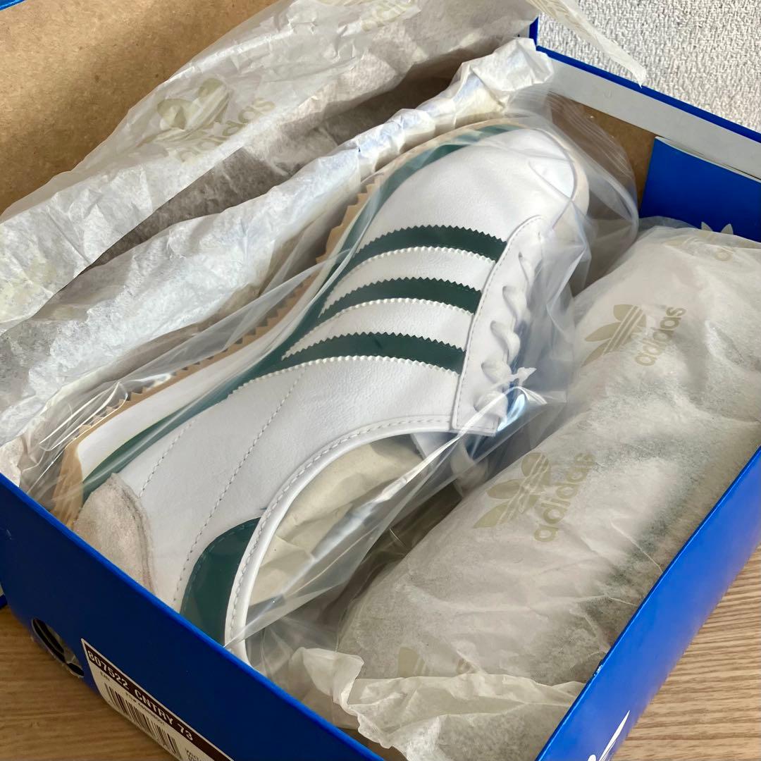 【新品未使用】adidas COUNTRY 73 ホワイト×グリーン 27.5