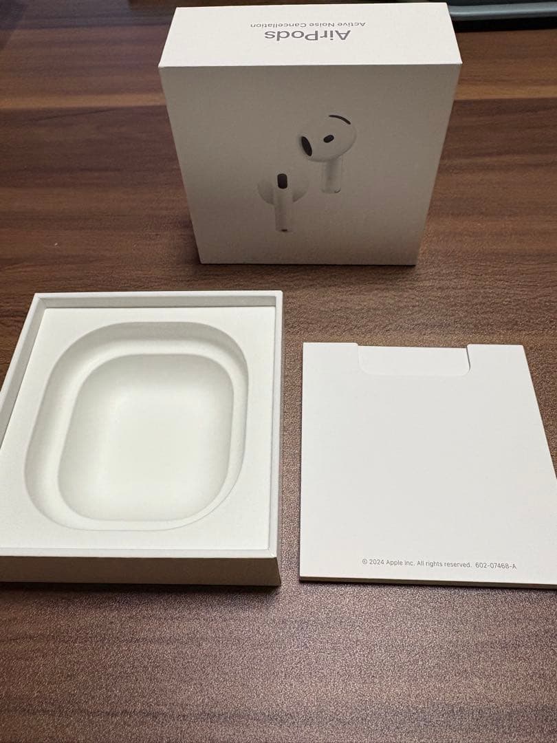 Apple AirPods4 アクティブノイズキャンセリング ホワイト