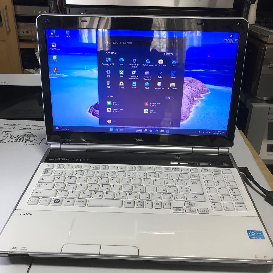 NEC L ave Windows11 core i7美品