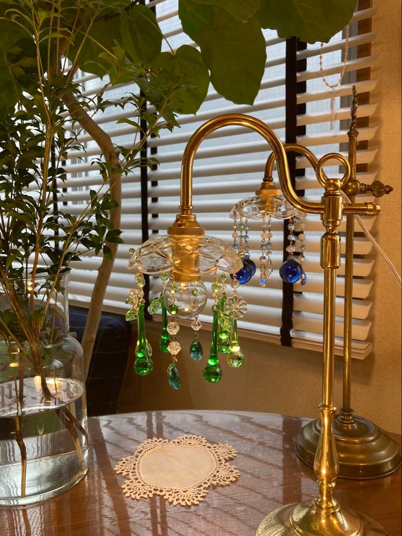 ミニシャンデリア（Forest）　1920年　フランスアンティーク　ランプ