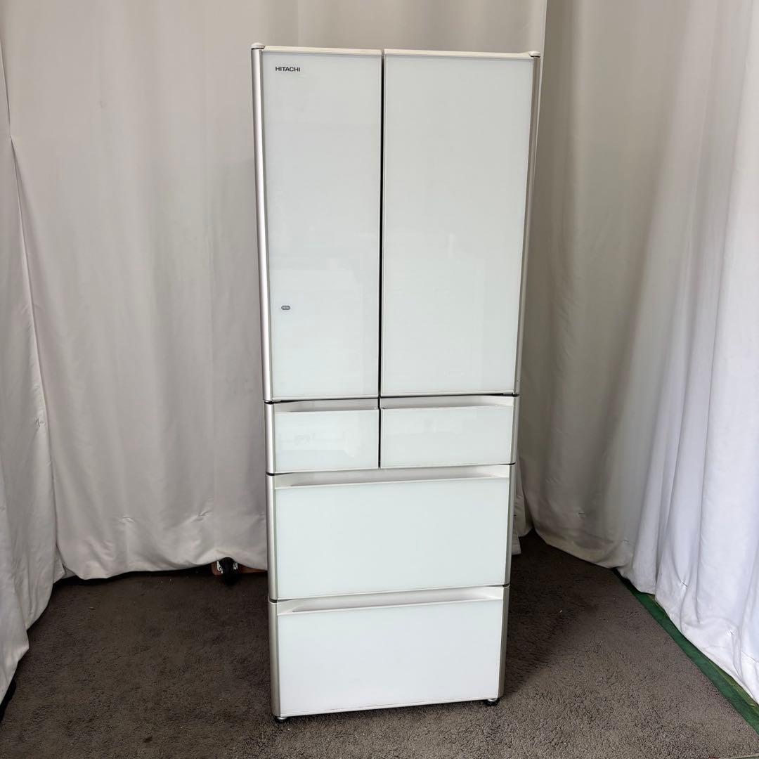 743⭕️設置無料　冷蔵庫　日立　大型　500-600ℓ　フレンチドア　安い　綺麗