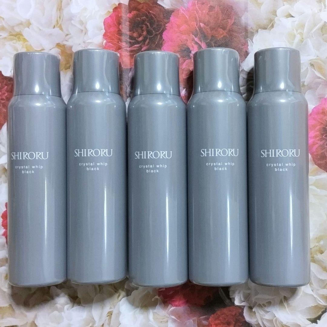 SHIRORU クリスタルホイップ　ブラック　5本セット