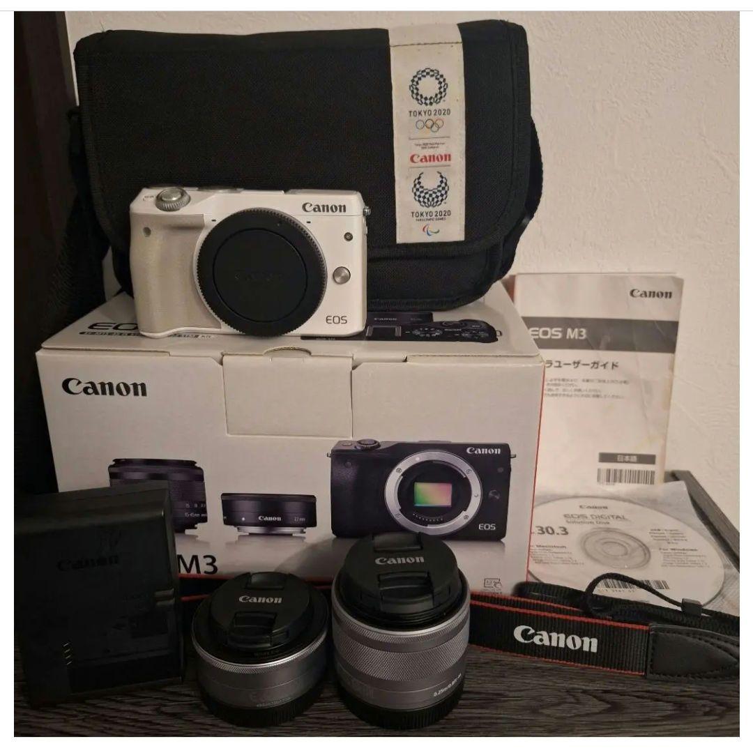 Canon　EOSM3 EF-M15-45IS STM　ミラーレス一眼カメラ