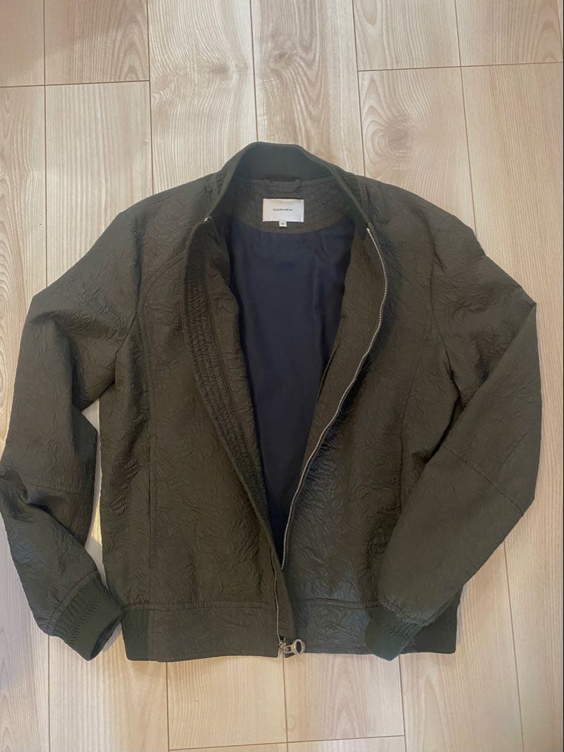 CARVEN シワ加工ボンバージャケット