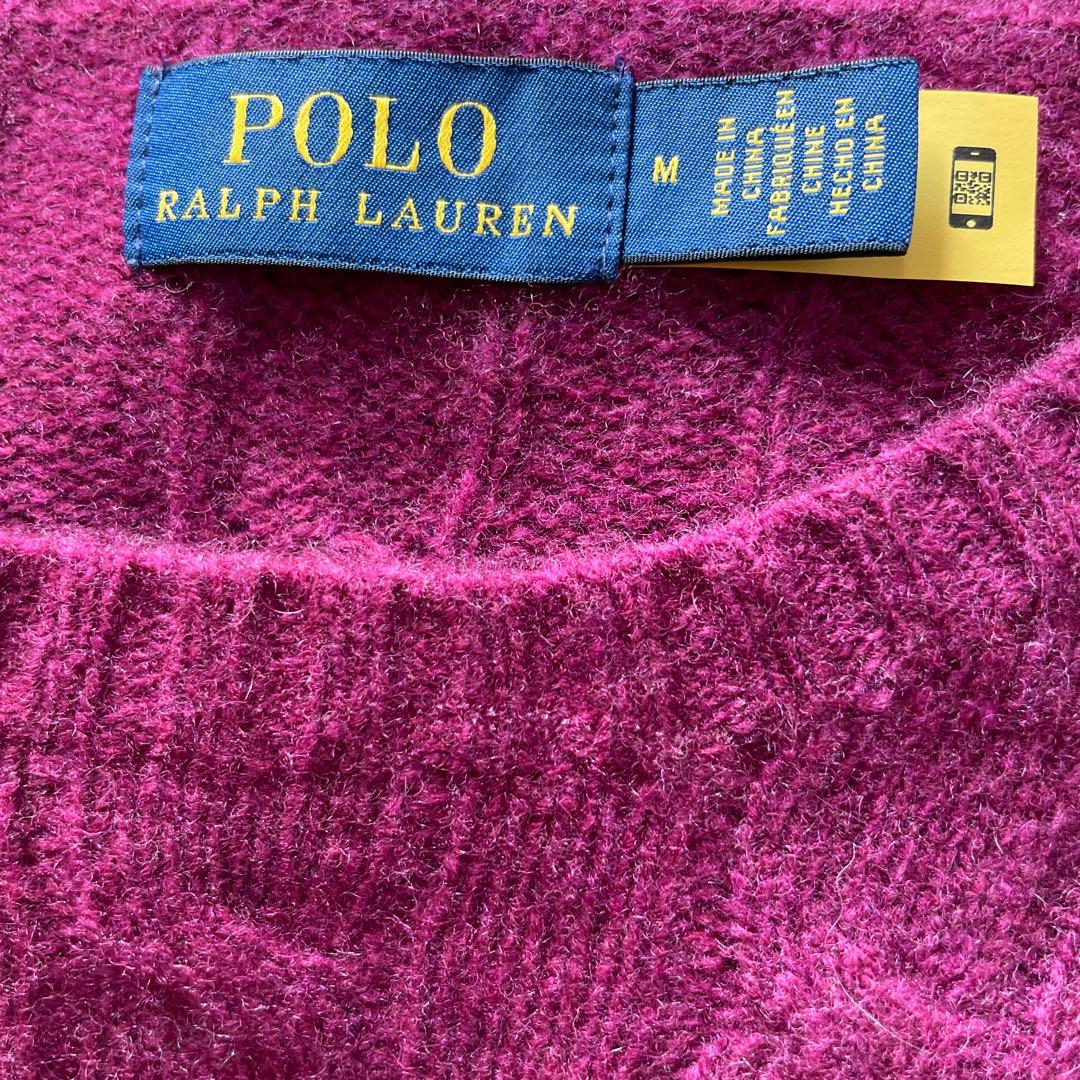 Ralph Lauren カシミアケーブルニットセーター M