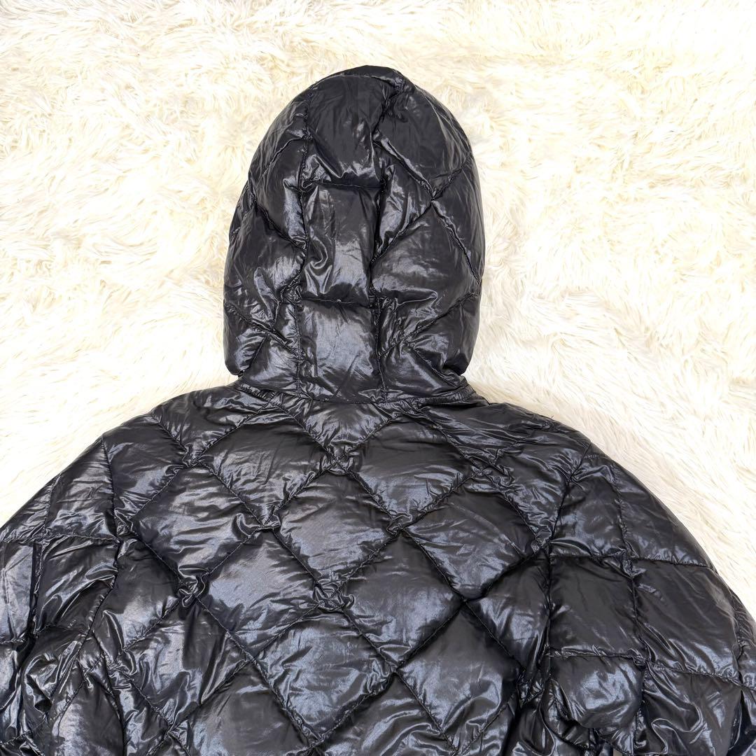 モンベル スペリオ ダウントラベルコート ロングダウン ブラック M 薄手軽量