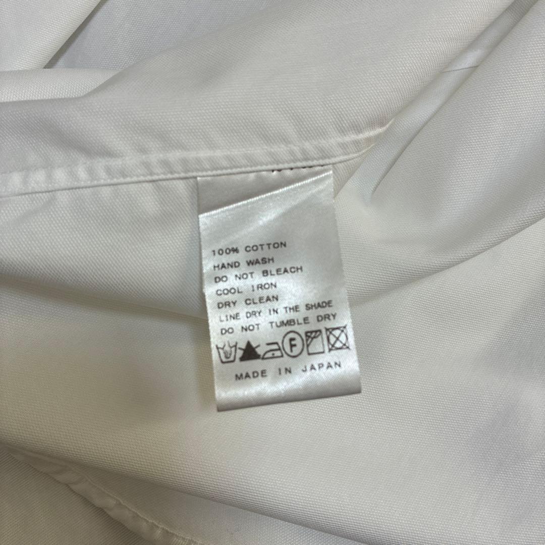 DEUXIEME CLASSE ドゥーズィエムクラスホワイト長袖コットンシャツ