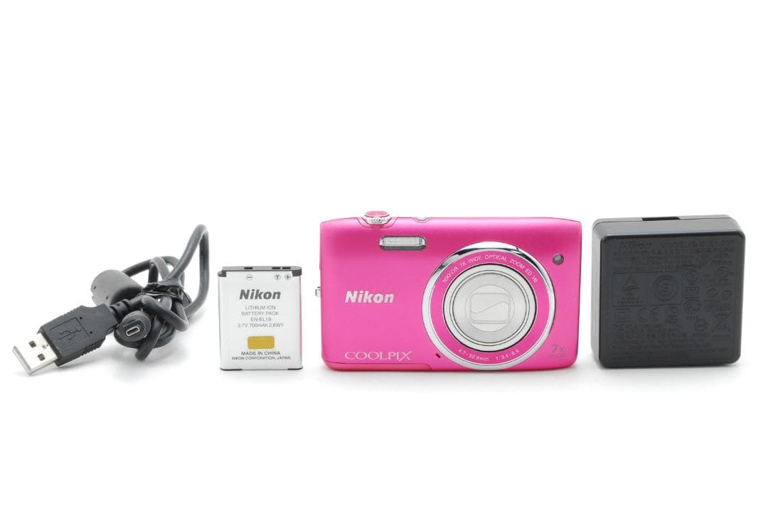 Nikon COOLPIX s3500 ピンク 7倍ズーム 動作確認済み
