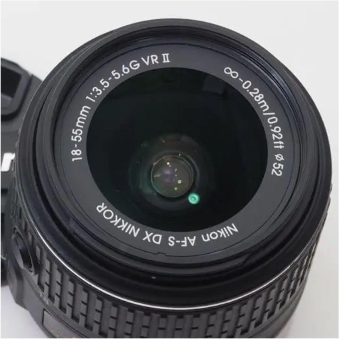 【美品】Nikonニコン⭐️標準ズーム18-55mmVR II⭐️使い勝手抜群
